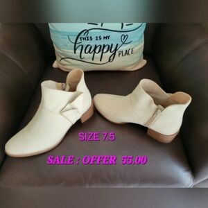 Seychelles leather ankle booties size 7 1/2